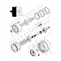Massey Ferguson rutulinis guolis 3014982x1 originalus
