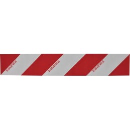 Raudonos ir baltos spalvos įspėjimo lentos lipdukas