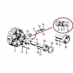 Landini traukos guolio korpusas 1423471m