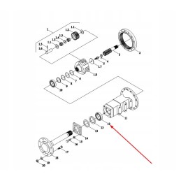 Gbt276 6212 galinės ašies rutulinis guolis