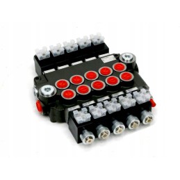 5 sekcijų hidraulinis skirstytuvas, valdomas elektroniniu būdu