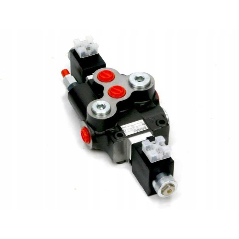 Hidraulinis skirstytuvas, 1 sekcija, valdomas elektroniniu būdu