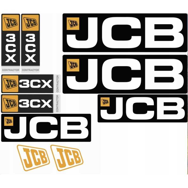 JCB 3CX Contractor gaubto logotipo lipdukas