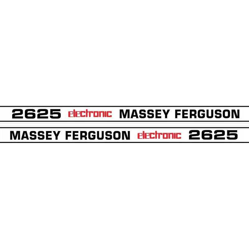 Massey Ferguson 2625 traktoriaus kaukės logotipo lipdukas