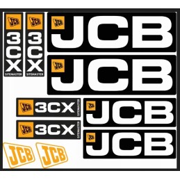 JCB 3CX Sitemaster gaubto logotipo lipdukas