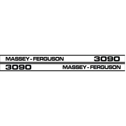 Massey Ferguson 3090 kaukės logotipo lipdukas