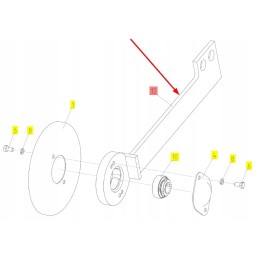 101846132 pakreipimo konvejerio svirtis