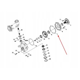 Tc02311010060 vairo jungties korpuso tarpiklis