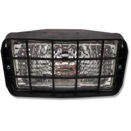 Stačiakampė darbinė lempa su halogenine tinkleliu ir rankena