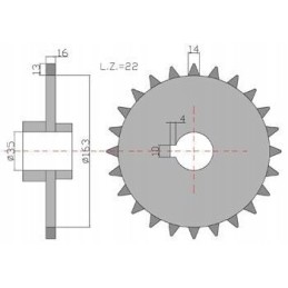 Ratas su 22 1 fi 35 barstytuvu