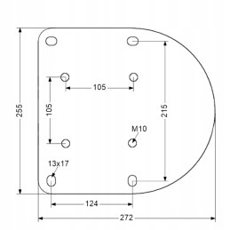Sėdynės pasukama plokštelė Ursus Zetor patefonas