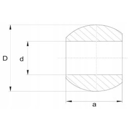 Vpl1602 apatinės svirties rutulinis katė 2 o28 7x57x45 mm