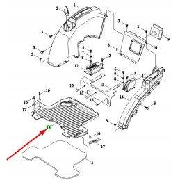Ts04453012000 salono grindų kilimėlis