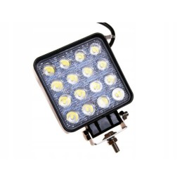 16 LED darbinė halogeninė lempa 48w 12v 24v prožektorius