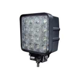 16 LED darbinė halogeninė lempa 48w 12v 24v prožektorius