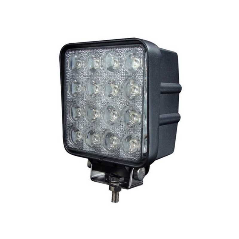 16 LED darbinė halogeninė lempa 48w 12v 24v prožektorius