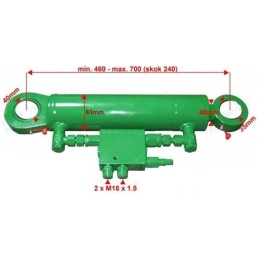 Hidraulinio cilindro pavara, stūmoklis 70x40, eiga 240