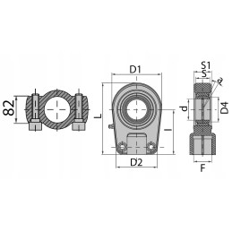 Prisukama pavaros kilpa gihr 25mm d0 m16x1 5