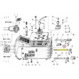 C 330 reduktoriaus šakės kreiptuvas