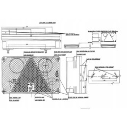 Dešinysis galinis kombinuotas žibintas su stalo apšvietimu