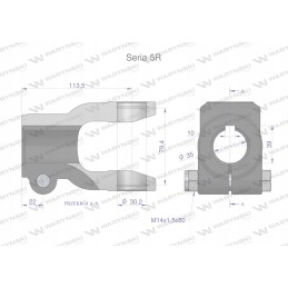 Šakės anga 10 sr skylė 35 mm 30 2x79 4