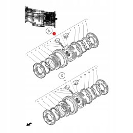 3 ir 4 pavarų sinchronizatorius mf 4302873m93 originalus
