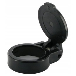 ISO 12 5 lizdo dangtelis be angos, juodas sz106a