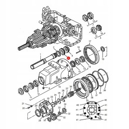 Sandarinimo žiedo mf 1610188m1 keitimas