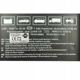 Lygintuvas 12v 4a 45ah transporto priemonės su talpa