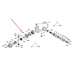 Tc02311010028 dešinysis diferencialo korpusas