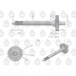 Velenas turi mažą frezą su 26 5714 mf4 originaliu