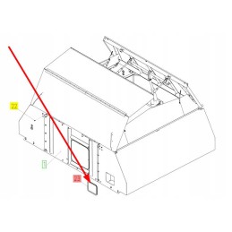 100380718 grūdų bako sandariklis