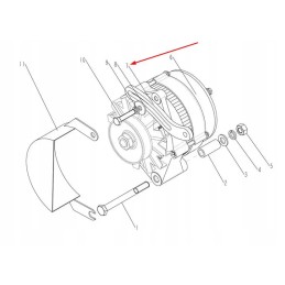 4d32zt31 53001 1 generatoriaus laikiklis