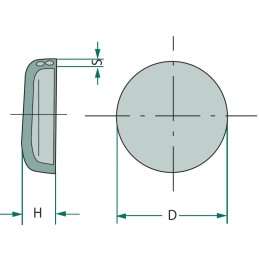 Variklio bloko kaištis 52x16mm 485443 52