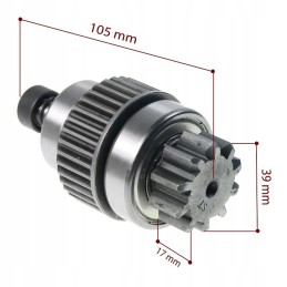 Bendix starteris 10 dantų Perkinsas su reduktoriumi