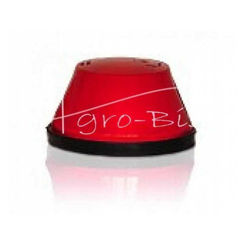 Raudonas žemas galinis gabaritinis žibintas žemės ūkio technikai