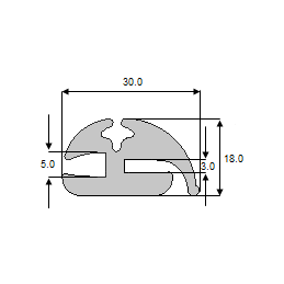 Ekskavatoriaus lango pleišto tarpinė ntb0pl