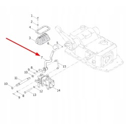 Tl02570050001 galinės jungties svirtis