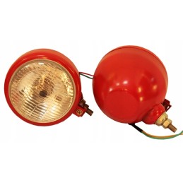 Priekinis darbinis žibintas su H4 12V raudona lempute