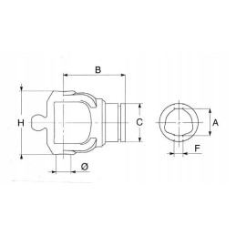 Plataus kampo jungtis 80 dydis 2