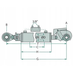 Viršutinė jungtis su kabliu ir galvute 727 1037 cat 2 2