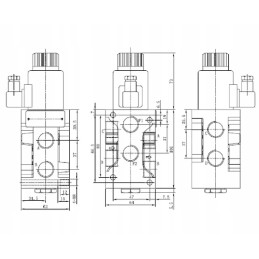 C130shv62dc12b solenoidinis vožtuvas shv 6 2 12v dc 1 2