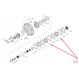 P5m37301138 sankabos frikcinis diskas