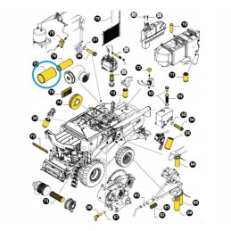 Oro filtras naujas holland cx7 cx8 51480000 cnh