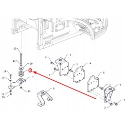 P5s45701106 kabinos amortizatorius