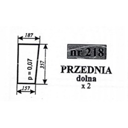Langas prieš apatinę kabiną, čekų t 25