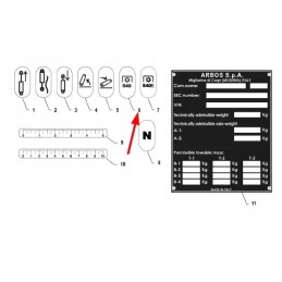 P5s51401008 GTV greičio lipdukas 540