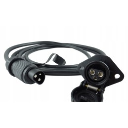 3 kontaktų prailginimo kištukas, lizdas traktoriui