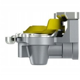 Automatinė pneumatinė jungtis m22x1 5 geltonos ritės