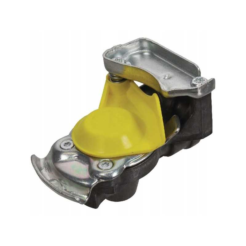 Automatinė pneumatinė jungtis m22x1 5 geltonos ritės